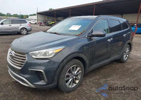 2017 Hyundai Santa Fe Se from USA, damaged, VIN KM8SM4HF4HU221825